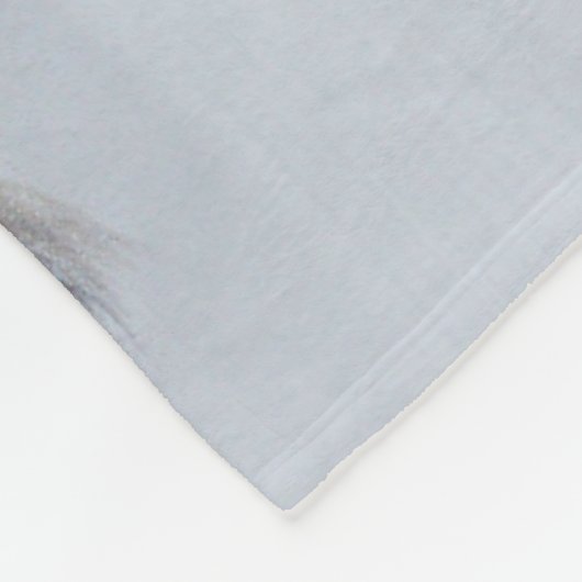 Paard die door de sneeuw loopt fleece deken (Hoek)