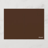 Paard Dier Schattig Grappig Paard Briefkaart (Achterkant)
