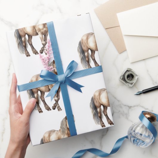 Paard Dieren Boerderij Bruiloft Cadeaupapier (Geschenken)