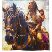 Paard Douchegordijn (Voorkant)