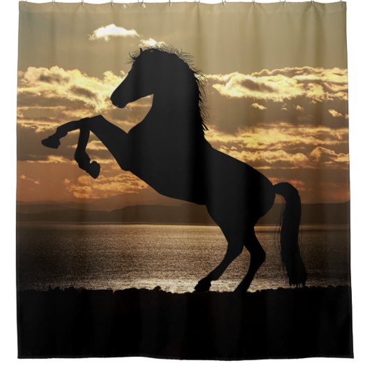 paard douchegordijn (Voorkant)