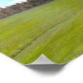 Paard en Buggy en Windturbines Poster (Hoek)