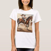 PAARD EN DE VROUW T-SHIRT (Voorkant)