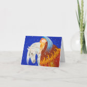 Paard en Engel Kaart (Voorkant)