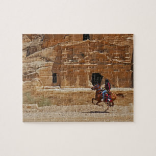 Paard en gemaskerde ruiter Petra Jordan Legpuzzel
