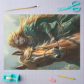 Paard en Gezel Fantasy Tissuepapier (Craft)