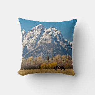 Paard en Grand Tetons, Moose Head Ranch Kussen