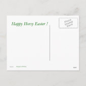Paard en het Briefkaart van de Mand van Pasen (Achterkant)
