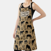 Paard en hoefijzer, landkoken! schort (Insitu)