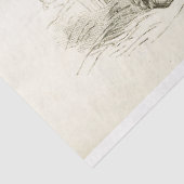 Paard en Hond Ephemera Decoupage  Frans Tissuepapier (Detail)