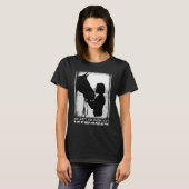 Paard en in de muur ga ik mijn geest verliezen t-shirt (Voorkant volledig)