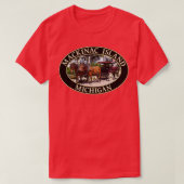 Paard en koets in het historische Mackinac Island T-shirt (Design voorkant)