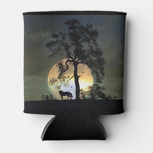 Paard en Maan Koozie Beker Koeler (Voorkant)