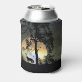 Paard en Maan Koozie Beker Koeler (Blikje Achterkant)