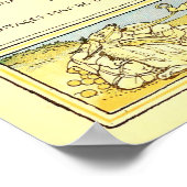 Paard en Man Walter Crane Poster (Hoek)