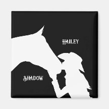 Paard en meisje kus Cowgirl western