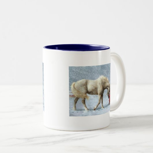 Paard en Meisje Mok (Voorkant rechts)