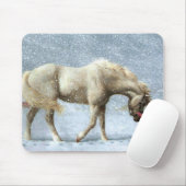 Paard en meisje Mousepad Muismat (Met muis)