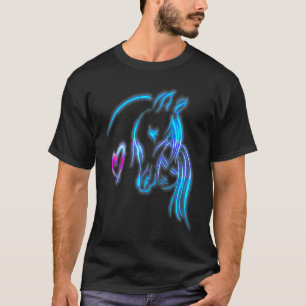 Paard en Meisje Voor Vrouwen Tiener Meisjes Paardr T-shirt