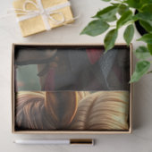 Paard en metgezel fantasie tissuepapier (Geschenk)