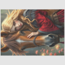 Paard en metgezel fantasie