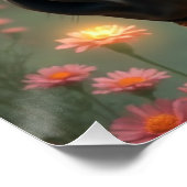 Paard en metgezel Fantasy Art Perfect Poster (Hoek)