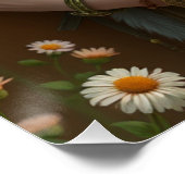 Paard en metgezel Fantasy Art Perfect Poster (Hoek)