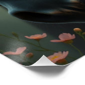 Paard en metgezel Fantasy Art Perfect Poster (Hoek)