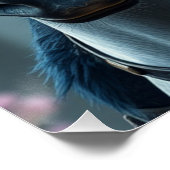 Paard en metgezel Fantasy Art Perfect Poster (Hoek)