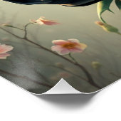 Paard en metgezel Fantasy Art Perfect Poster (Hoek)