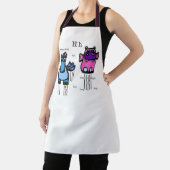 Paard en nijlpaard schort (Insitu)