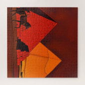 Paard en Piramide Legpuzzel (Horizontaal)