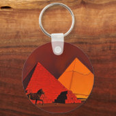 Paard en Piramide Sleutelhanger (Voorkant)