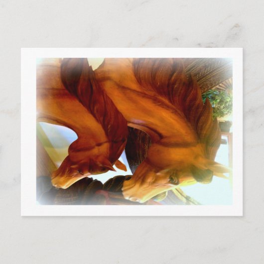 paard en pony briefkaart (Voorkant)