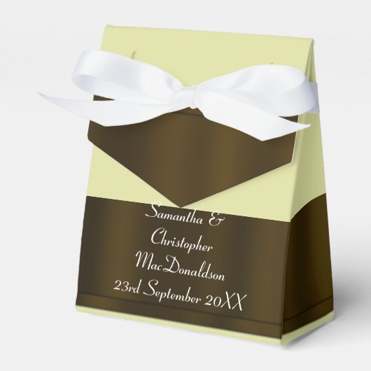 Paard- en pony-equestrian bruiloft bedankdoosjes (Voorkant Zijde)