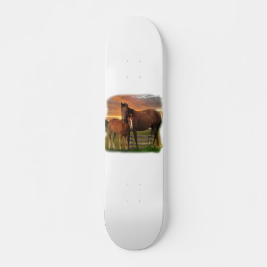 Paard en pony persoonlijk skateboard (Voorkant)