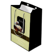 Paard en pony ruiterthema medium cadeauzakje (Voorkant Gekanteld)