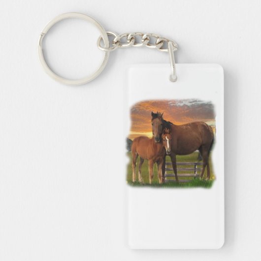 Paard en pony sleutelhanger (Voorkant)
