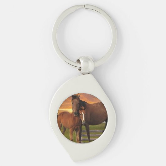 Paard en pony sleutelhanger (Voorkant)