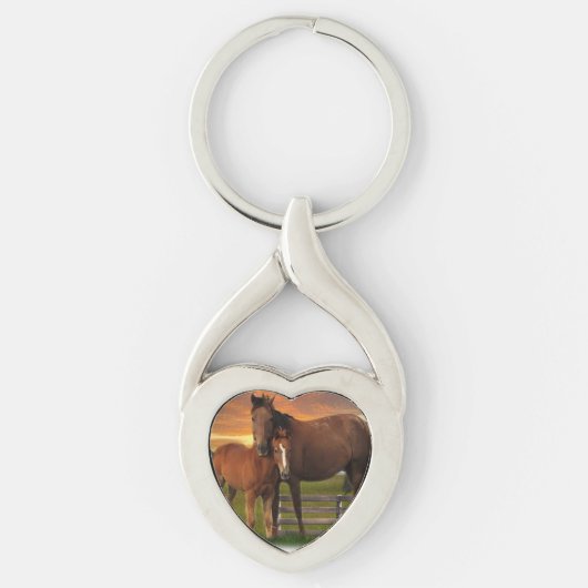 Paard en pony sleutelhanger (Voorkant)