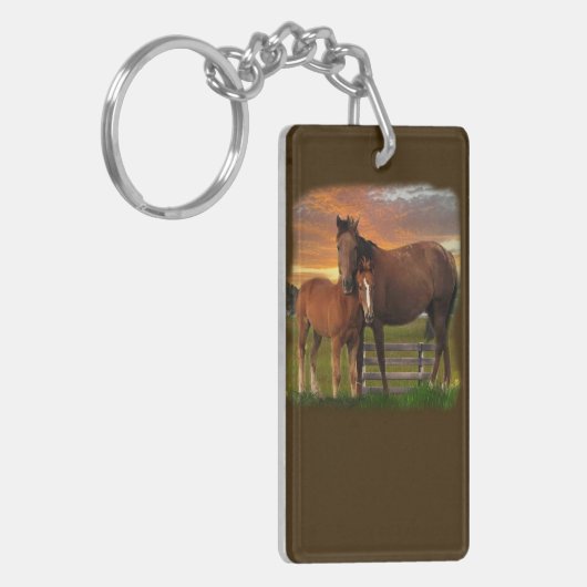 Paard en pony sleutelhanger (Voorkant Links)