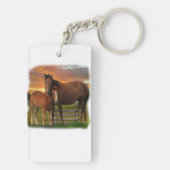 Paard en pony sleutelhanger (achterkant)