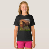 Paard en pony t-shirt (Voorkant volledig)