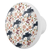 Paard en Rider Knob Pull Paardensport Folk Art Keramische Knop (Rechts)