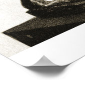 paard en rijder, marino marini poster (Hoek)