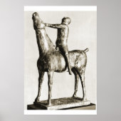 paard en rijder, marino marini poster (Voorkant)
