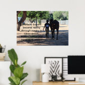 paard- en rijdereventjes poster (Thuiskantoor)