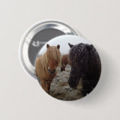 Paard en Ruiter Cadeaus, Gepersonaliseerd Ronde Button 5,7 Cm (Voorkant /achterkant)