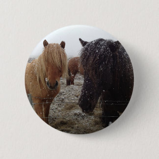 Paard en Ruiter Cadeaus, Gepersonaliseerd Ronde Button 5,7 Cm