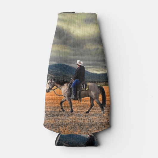 PAARD EN RUITER FLESJESKOELER (Voorkant)